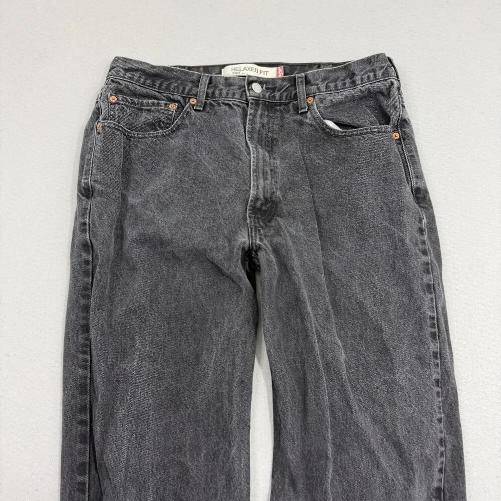 Vintage Levis 550 Relaxed Fit Jeans Men's 38x34 (Fits 36x33) Black y2k 2008